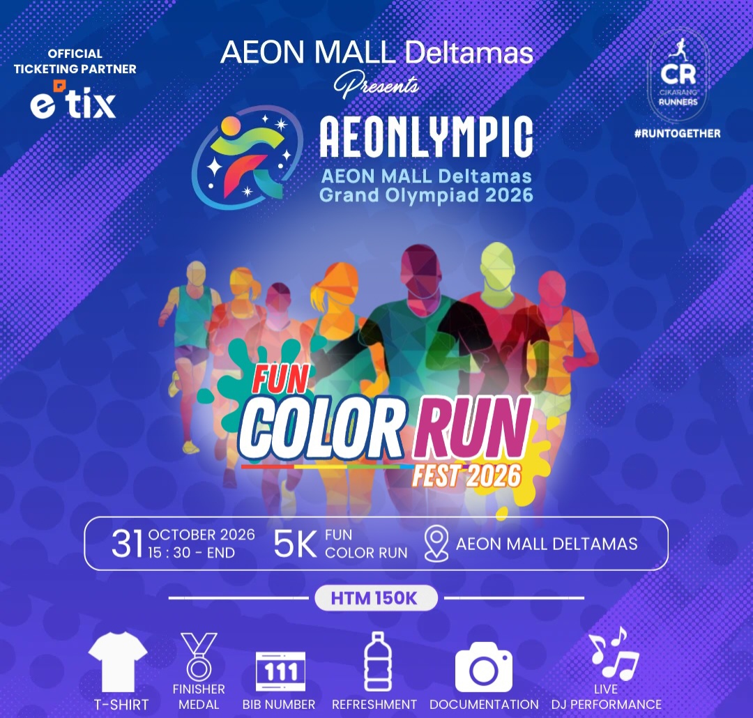 Banner Aeonlympic Color Run Fest
